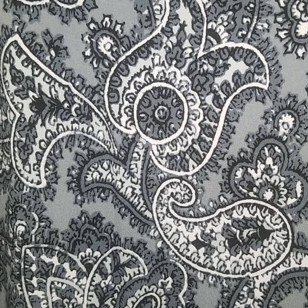 Loft Grey White And Black Slip On Dress Size XS - Picture 2 of 4